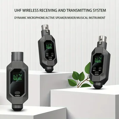 UHF Wireless Mikrofon Konverter XLR Sender und Empfänger Mikrofon Wireless System für dynamisches Mikrofon