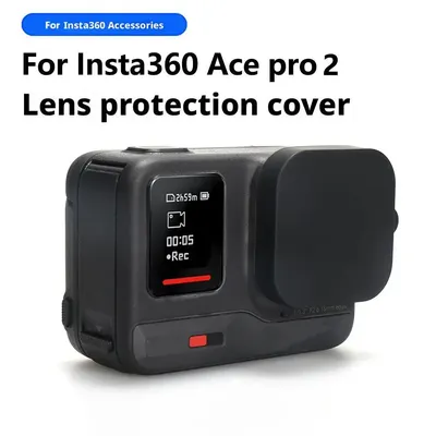Lens Cap For Insta360 Ace Pro 2 / 1 Silicone Lens Anti-scratch Protective Cover Ace Pro 2 Insta360 Camera Protector Accessories