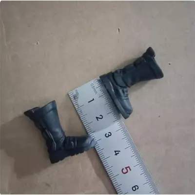 1/12 Soldato Abbigliamento Accessori Moda Alla Moda Stivali Da Combattimento Scarpe Modello