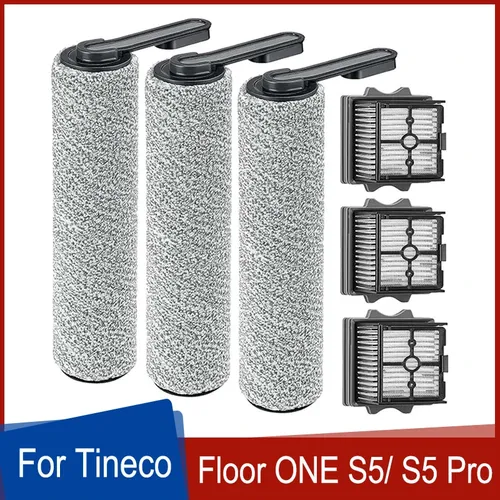 Rouleaux de brosse de rechange et HEPA Pound pour Tineco Floor ONE S5, Floor One S5 Pro 2, Extreme Smart Aspirateur