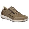 Sneaker JOSEF SEIBEL "Enrico 33", Herren, Gr. 44, bunt (sand, multi), Leder, kontrastfarbene Details, casual, Schuhe, Schnürschuh, Komfortschuh, Freizeitschuh mit Reißverschluss
