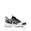 Sneaker PLEIN SPORT "Scratch", Gr. 47, Normalschaft, schwarz-weiß (0102, weiß, schwarz), Schuhe