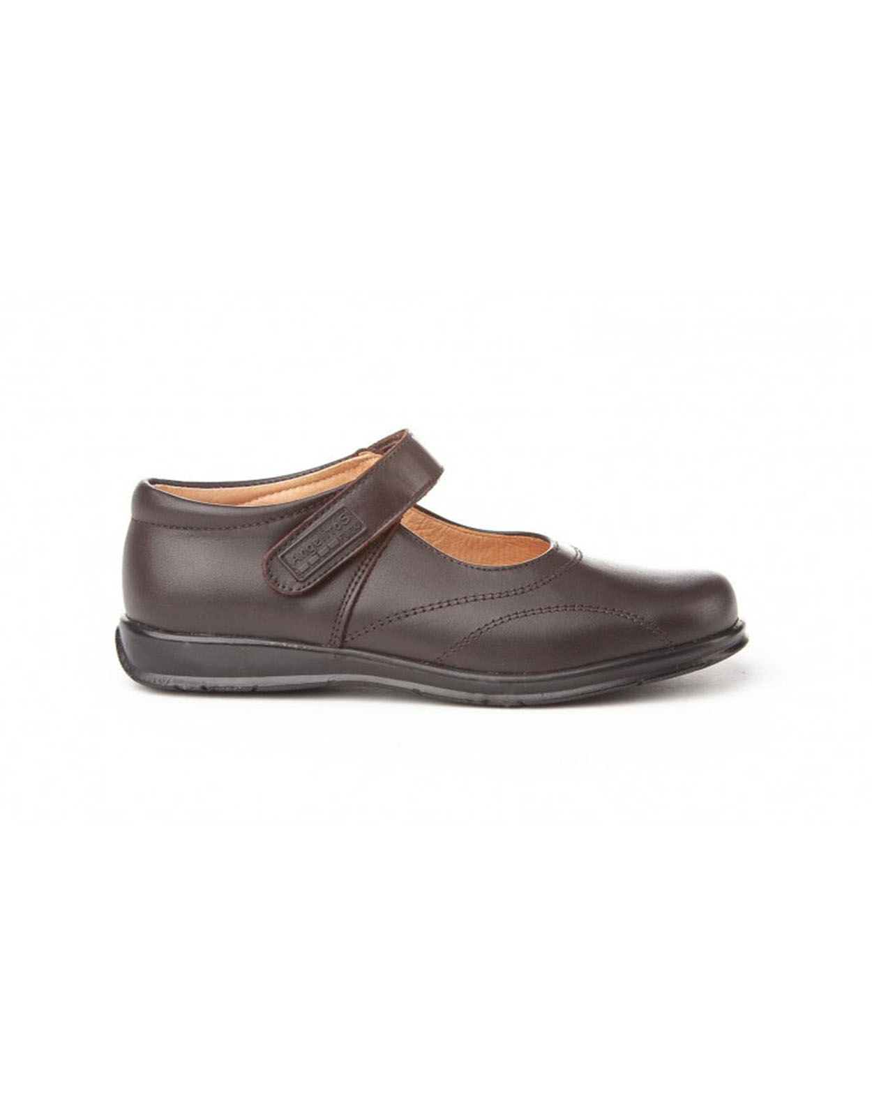 Schul-Ballerina-Schuhe aus Leder