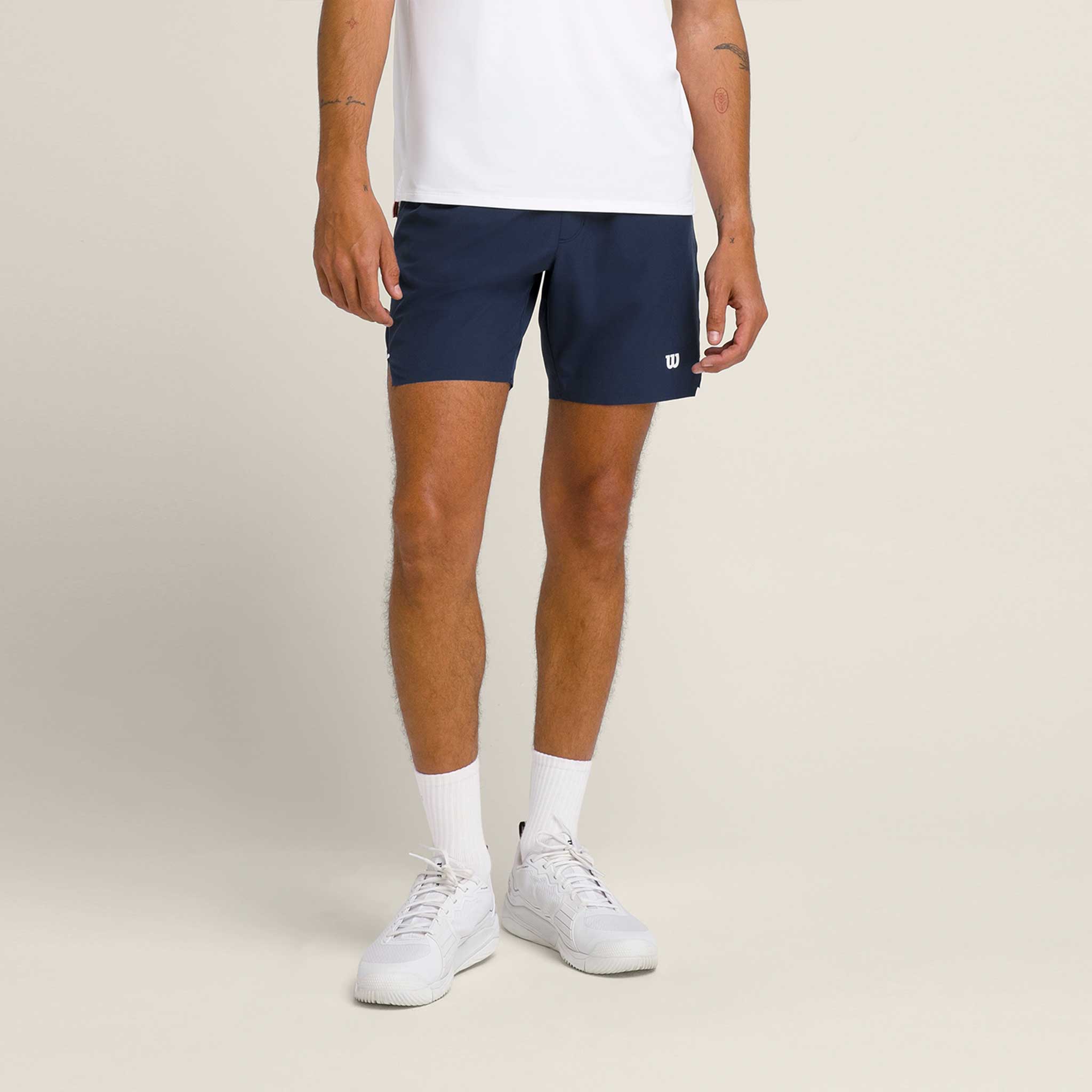 Wilson Tournament Short v2 7" Unlined Men's Tennis Apparel Classic Navy