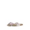 TOM TAILOR Damen Flache Sandalen mit Flechtmuster, rosa, Gemustert, Gr. 41