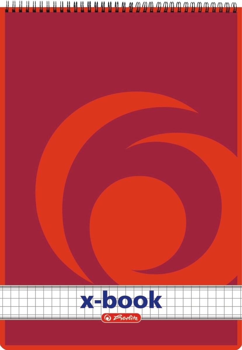 herlitz Spiralnotizblock A5 kariert 50 Blatt Image