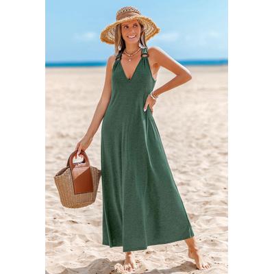 Eden Escape Green Maxi Dress