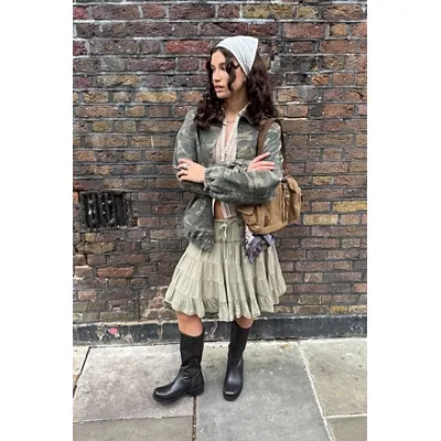 BDG Camo Harrington jacket - Khaki XL at Urban Outfitters