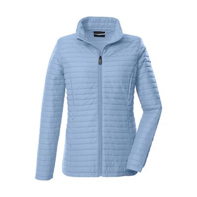 Steppjacke "Damen Steppjacke OOGS 2", Damen, Gr. 38, blau (hellblau), Oberstoff: 100% Polyamid, Futter: 100% Polyamid, Wattierung: 100% Polyester, G.I.G.A. DX BY KILLTEC, sportlich, Jacken, Ultraleichte Damen Steppjacke, dünn gefüttert, fällt... Image