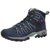 Outdoorschuh BRÜTTING "Outdoorstiefel Mount Pinos High", Gr. 37, blau, Leder, Schuhe