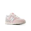 Sneaker NEW BALANCE "574", Gr. 36, rosa (shell pink), Leder, Synthetik, sportlich, Schuhe