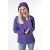 Outdoorjacke DEPROC ACTIVE "CAMBRIDGE WOMEN", Damen, Gr. 40/42 (M), lila, 100% Polyester, sportlich, Langarm mit Gummizug,mit verstellbarem Klettverschluss, Jacken, auch in Großen Größen erhältlich