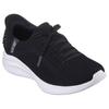 Slip-On Sneaker SKECHERS "ULTRA FLEX 3.0-SHINING GLITZ", Damen, Gr. 38, schwarz, Textil, Glitzer, sportlich, Schuhe Sneaker, Komfortschuh, Slipper, Sneaker mit coolen Glitzer-Nieten
