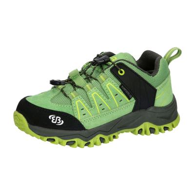 Outdoorschuh BRÜTTING "Outdoorschuh Mount Pinos Kids Low", Gr. 36, grün, Veloursleder, Schuhe Image
