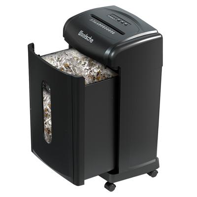 Large Capacity Heavy Duty Document Shredder 19-Sheet Cross-Cut Paper/Credit Card Shredder with 7.93 Gallon