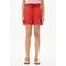 VAANNA LINO - Frauen Relaxed Fit Shorts - rot (Größe: S)