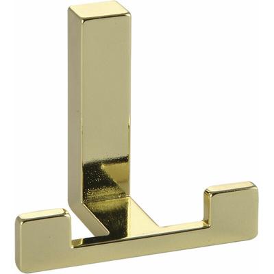 Mantelhaken Doradus Garderobenhaken 70x61 mm Haken zn vermessingt poliert Image