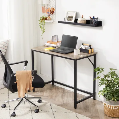VASAGLE Computer Desk, Small Office Desk and Workstation, Work Desk for Home Office, Study, Bedroom, 50 x 100 x 76 cm