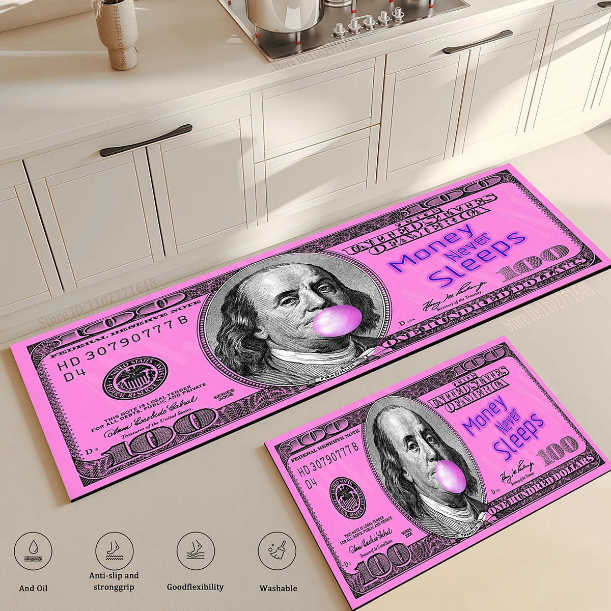 Living Room Dollar Luxury Kitchen Absorbent Foot Carpets Entrance Doormat Kawaii Rug Floor Mat Anti Slip Mat Home Hallway Decors