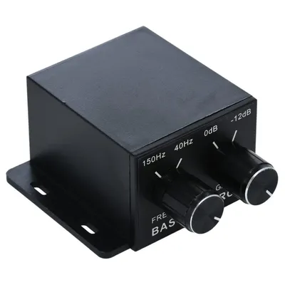 Car Audio Regler Verstärker Bass Subwoofer Stereo Equalizer Controller 4 rca Image