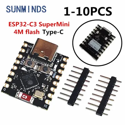 1-10PCS ESP32 C3 Development Board Module Mini Wifi BT Bluetooth Modul Prozessor RISC-V ESP32-C3 SuperMini 4M flash Typ-C Image