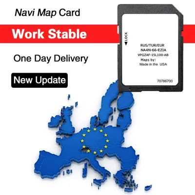 SAT NAV SD-Karte Kostenlose Lieferung Europa Russland Türkei 2022 Navigationskarten für FIAT 2022 Image