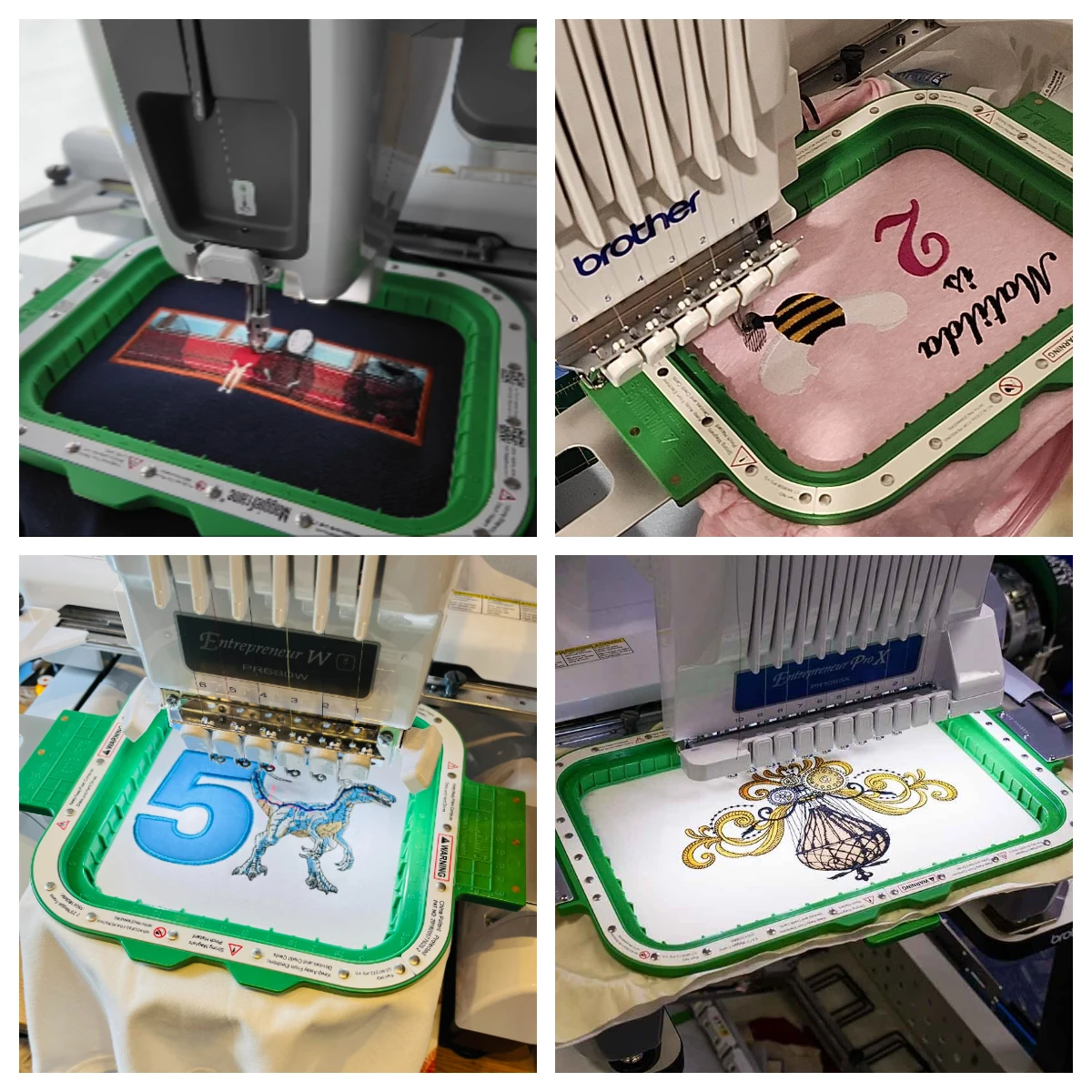 MaggieFrame Mighty Hoop Master Magnetischer Hoop für Brother VR PRS100 PR1X PR620 PR650 PR655 PR670E PR680W PR1000E PR1050X PR1055X Image