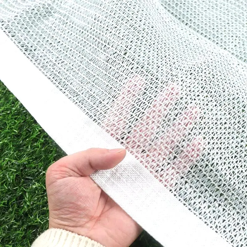 4pin hdpe weiß Sonnenschutz netz Pflanze Gewächshaus Abdeckung Mesh Zaun Sichtschutz Garten Sonnens chuppen im Freien Anti-UV-Sonnenschutz Stoff Image