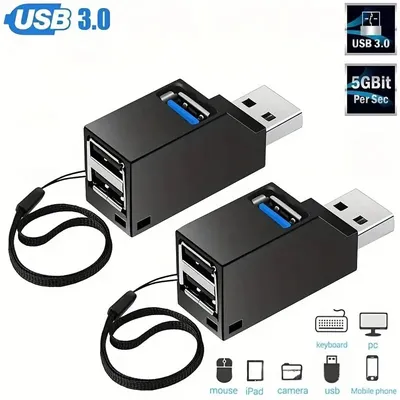 USB 3,0 HUB Extender Auto Splitter Multi Port USB Hub 2,0 Für PC Laptop Büro Multi Funktion Lesen USB U Disk Lade Adapter