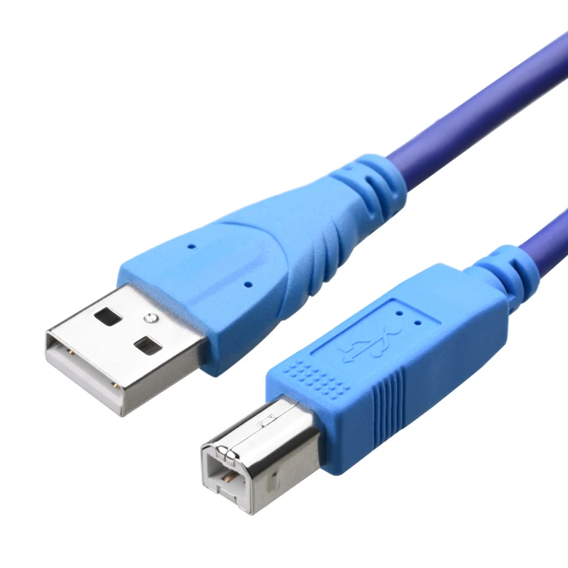 USB-Druckerkabel, USB-Stecker auf A-Stecker, USB 3.0 2.0-Kabel für Canon HP Epson ZJiang Etikettendrucker, USB 2.0-Drucker Image