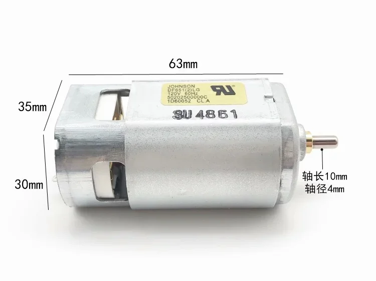Original johnson df651 (2) lg dc 120v 60hz Elektromotor mit hohem Drehmoment kompensierte Kohle bürste lange Lebensdauer Image