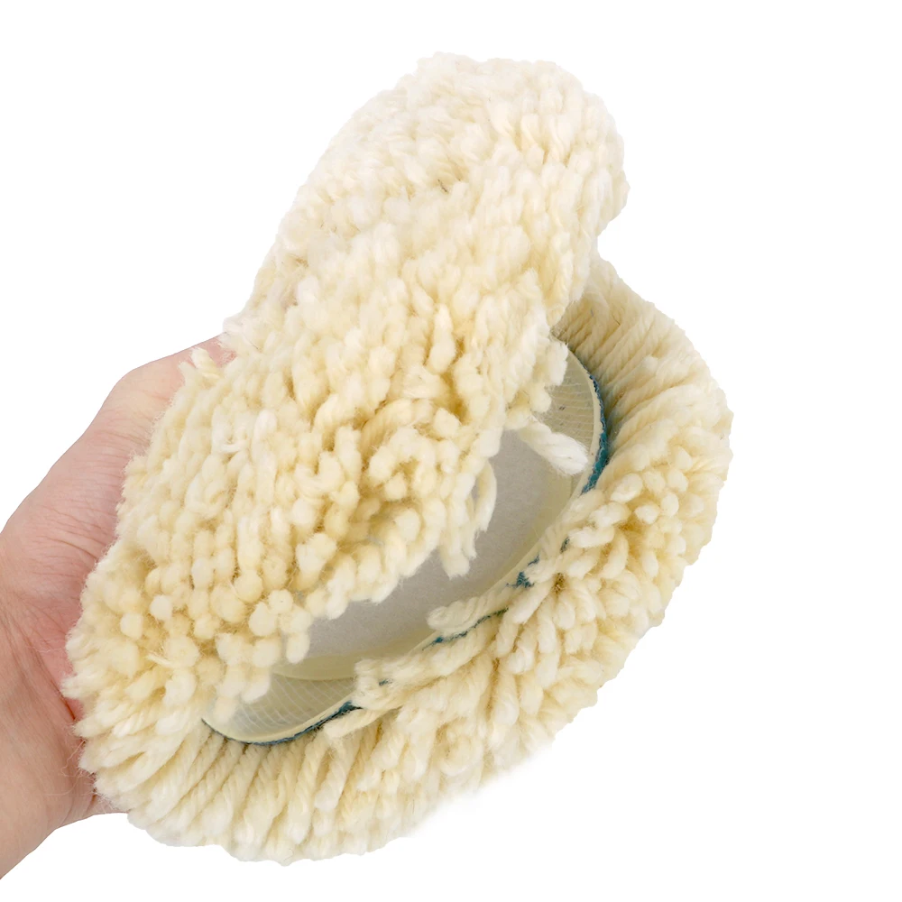 Auto wartung Auto polierer 6 Zoll Auto Detail lierung Puffer Polier pad Wolle Polier pad Image