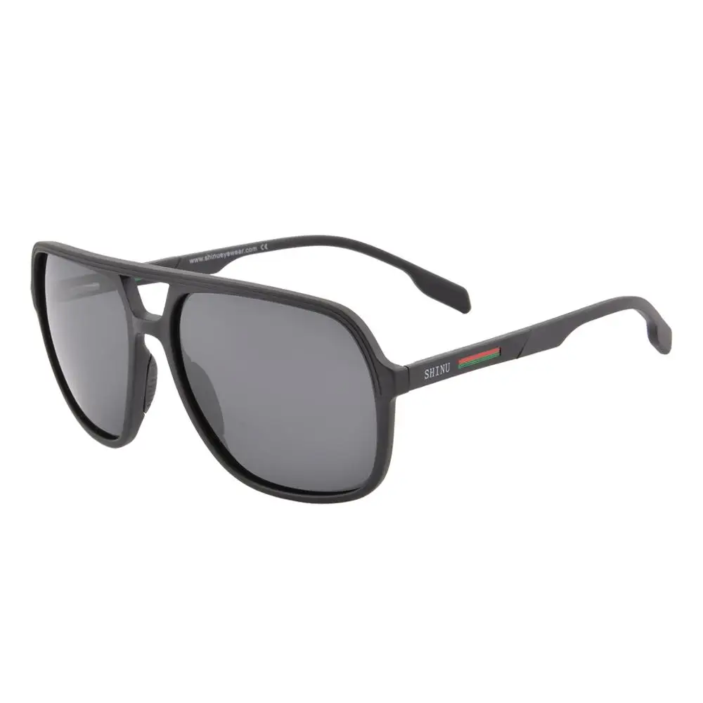Sonne verglast für Männer polarisierte Sonnenbrille Männer Flieger Sonnenbrille polarisierte Fahrer schwarze Brille Brille Rechteck Schatten Männer Image