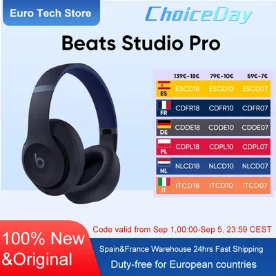 Beats Studio Pro Bluetooth Wireless-Kopfhörer aktive Geräusch unterdrückung, bis zu 40 Stunden Hörzeit, kompatibel mit Apple Android