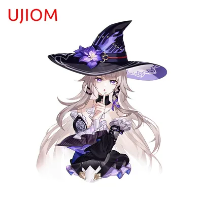 UJIOM Honkai Star Rail The Herta Wandaufkleber Schönes Spiel Mädchen Tapete Raumaufkleber Schalttafel Kunst Heimdekoration Aufkleber Image