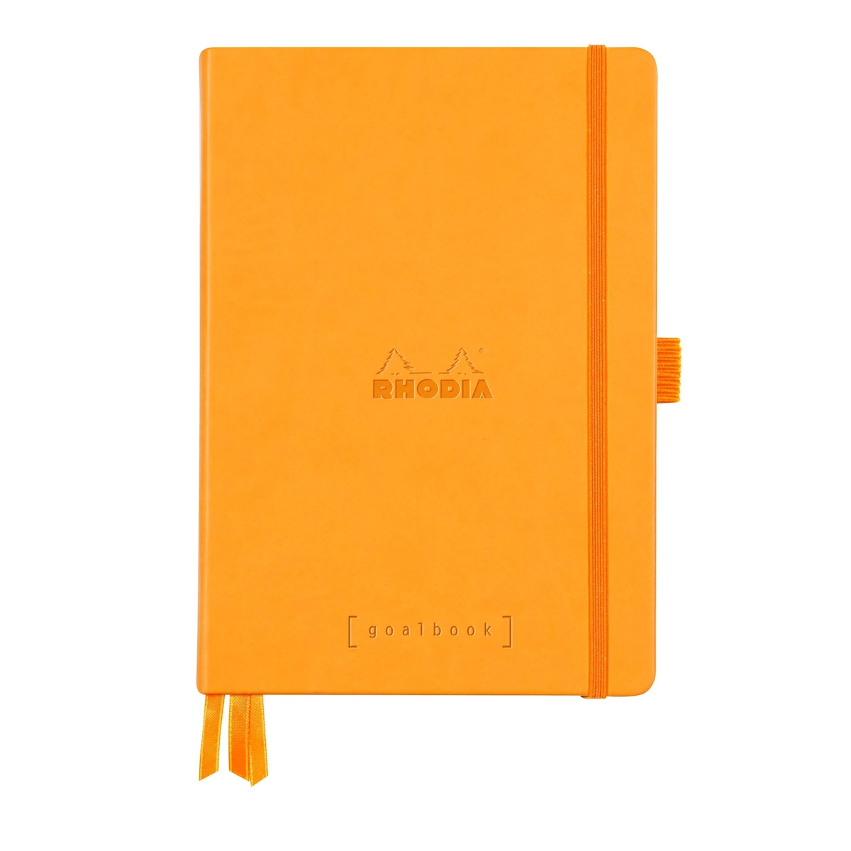Rhodiarama Goalbook A5 mit festem Einband, 120 Blatt weiß 90g, Dot/punktkariert - Orange 118584C Image