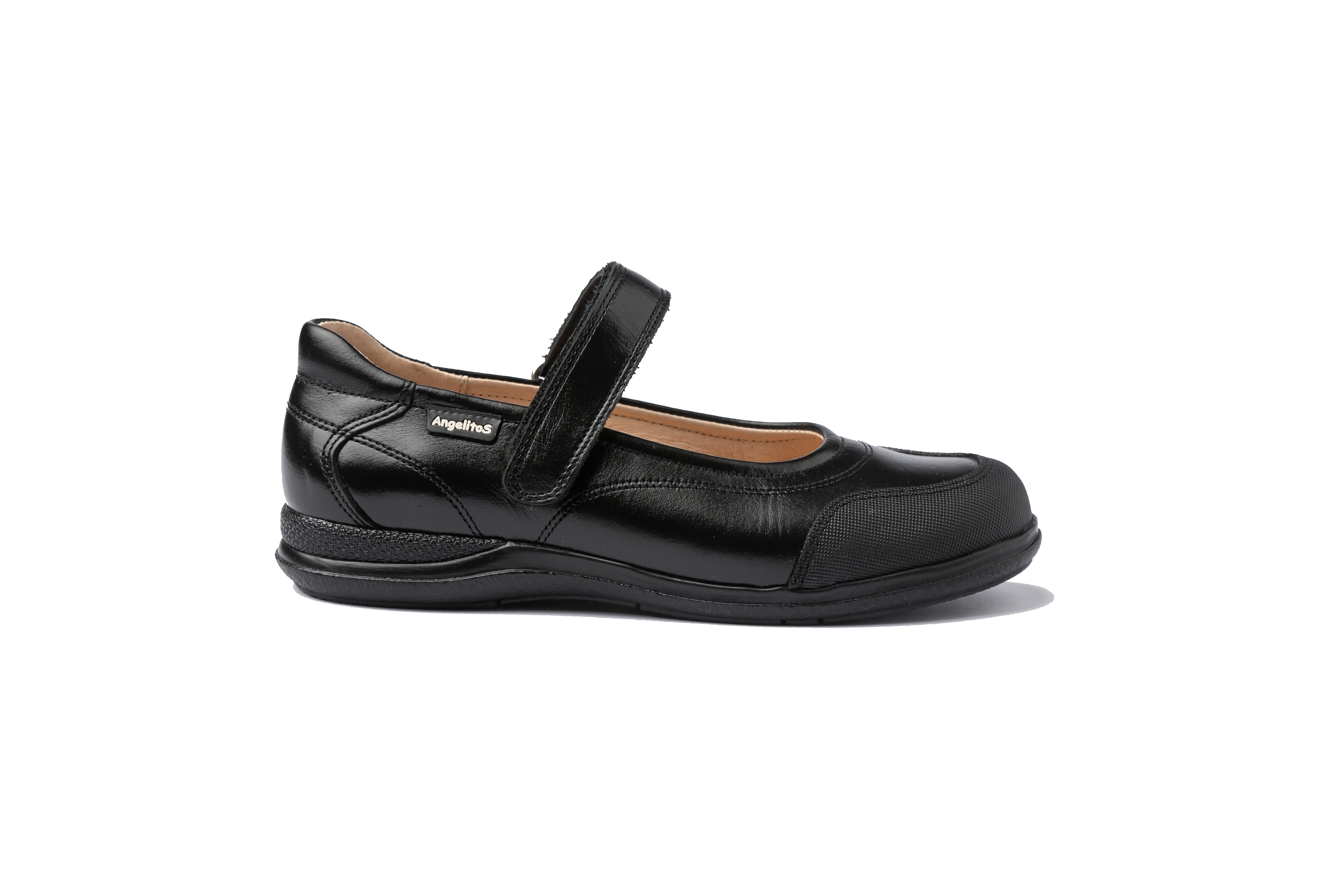 Schul-Ballerina-Schuhe aus Leder US 39
