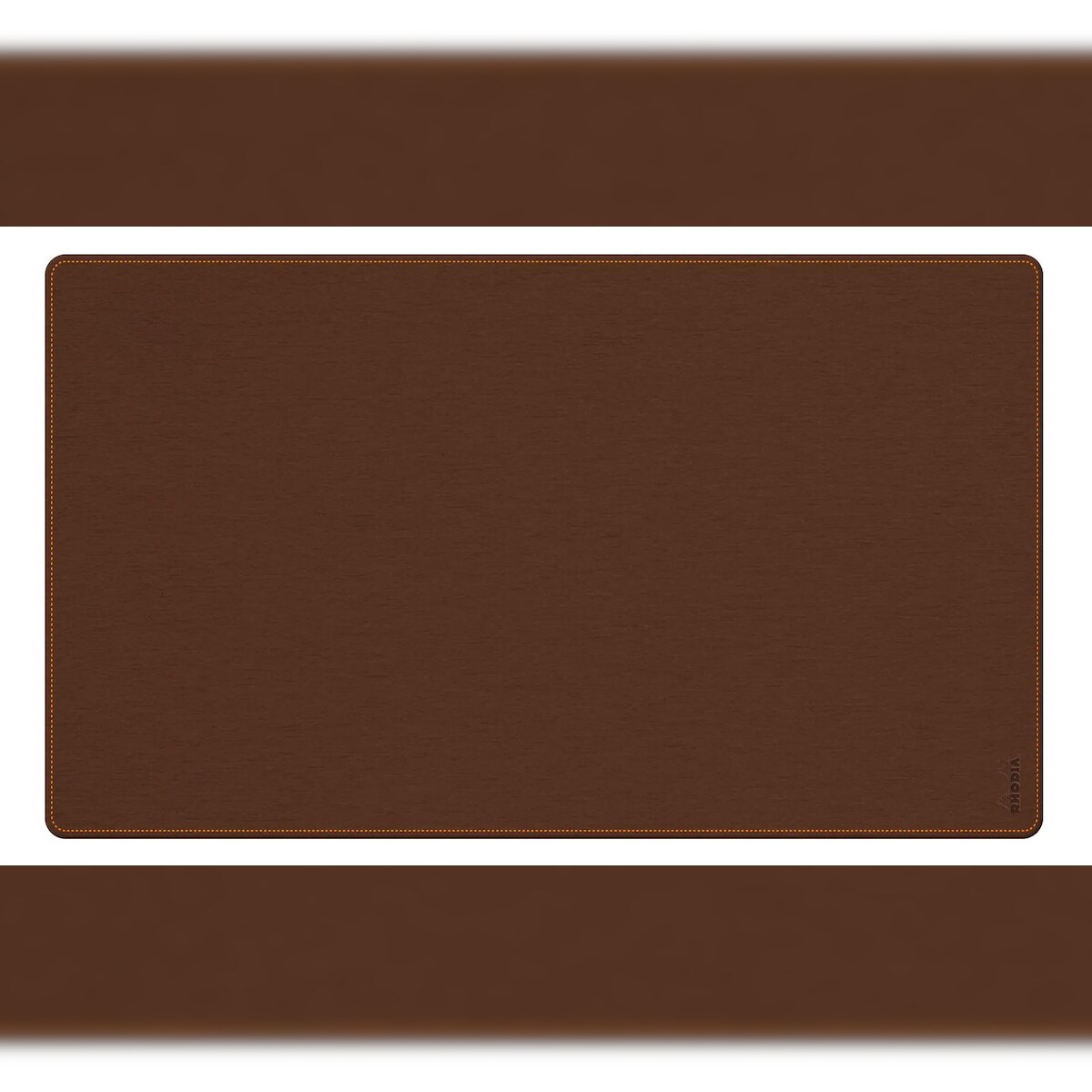 Rhodiarama, weiche/flexible Schreibunterlage S (60x35 cm) aus italienischem Kunstleder, gerollt in Schachtel aus Kraft - Bronze 194232C Image