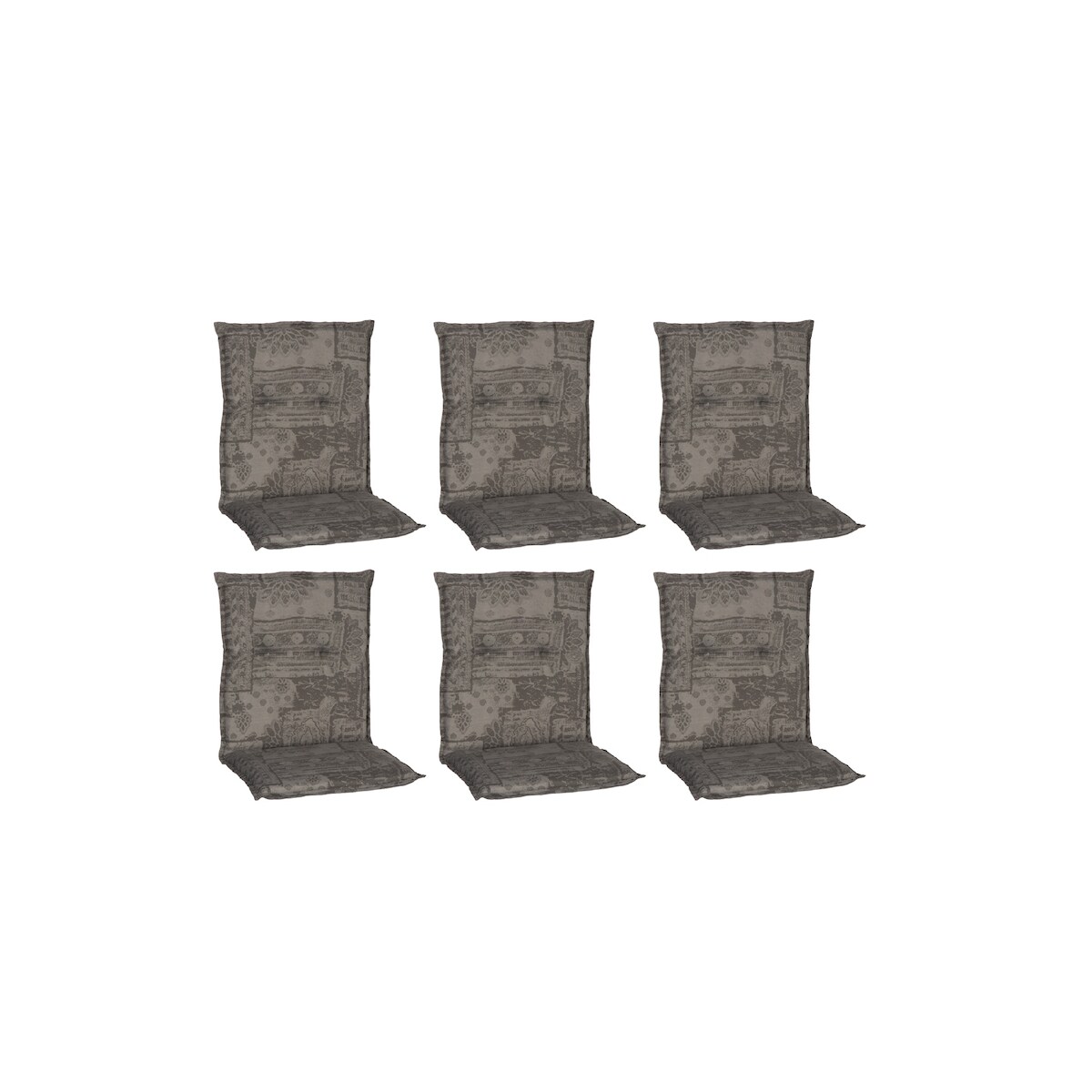 beo 6er Set Boa Vista M127 Ornamente grau auf grau Image