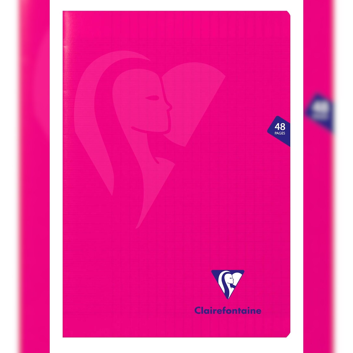 Clairefontaine 10x Heft A4 Mimesys, 24 Blatt 90g, französische Lineatur Seyès, Einband aus Polypropylen - Rosa 316101C Image