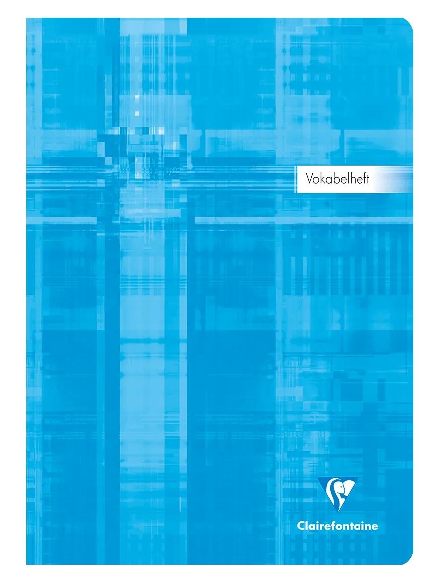 Clairefontaine 10x Vokabelheft DIN A4, 40 Blatt 90g, liniert mit 1 Mittelstrich - 31279C Image