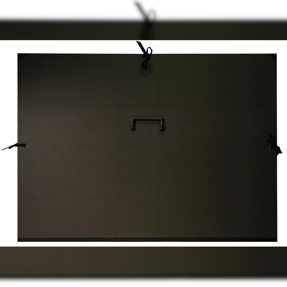 Clairefontaine 3x Zeichenmappe Kraft, Bandverschluss und Griff, 67x94 cm für 56x76 cm - Schwarz 975422C Image