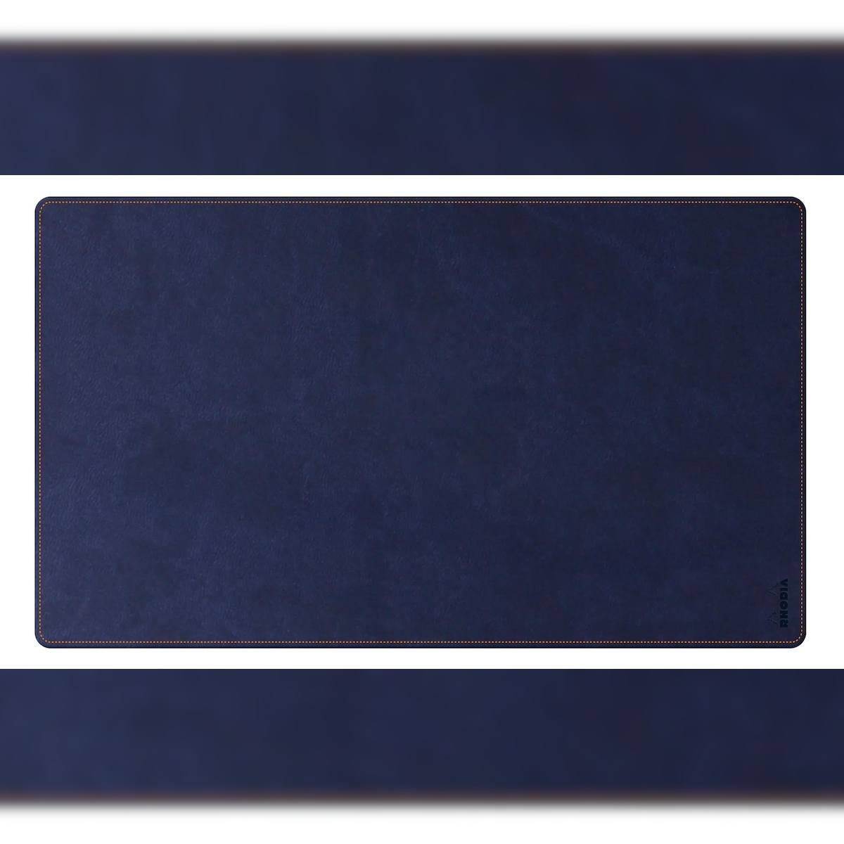 Rhodiarama, weiche/flexible Schreibunterlage S (60x35 cm) aus IT Kunstleder, gerollt in Schachtel aus Kraft - Mitternachtsblau 194245C Image