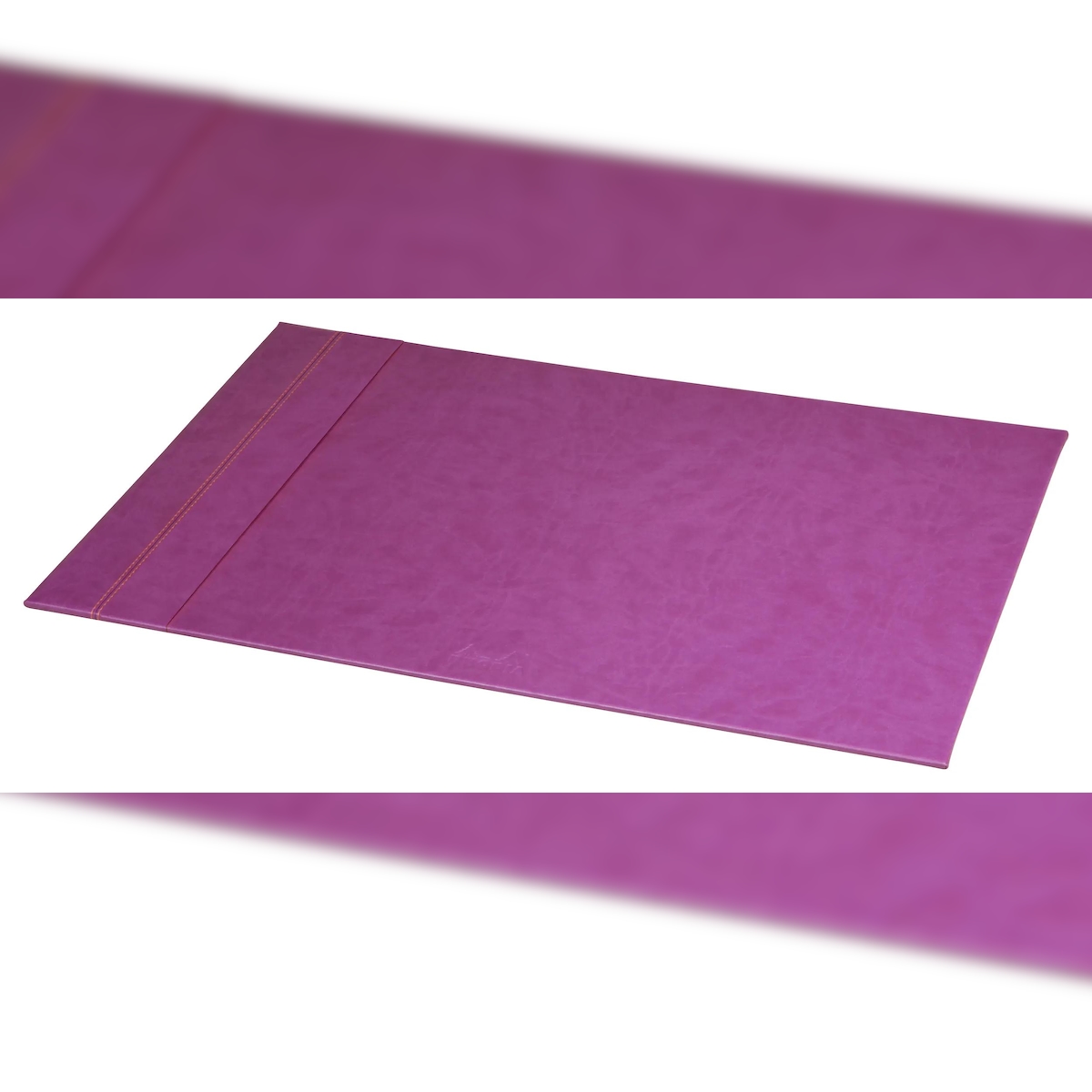 Rhodiarama feste Schreibtischunterlage aus Kunstleder, 60x40cm - Violett 318900C Image