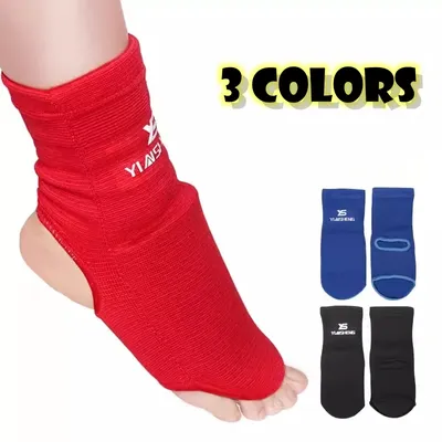 Knitted Thickened Instep Guard Feet Protector Large Size Sanda Muay Thai Training, Boxing Training,