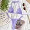 sexy solid ribbed string halter tie bikinis sets two pieces bathing suit swimsuit swimwear women
