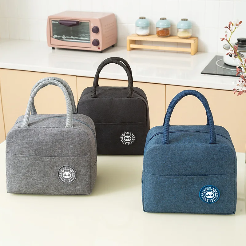 Borsa termica portatile Borsa Bento impermeabile in foglio di alluminio fresco Borsa Bento per studenti Borsa da viaggio per la casa