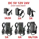Adattatore di alimentazione DC 5V 6V 8V 9V 10V 12V 13V 14V 15V 24V Adattatore universale 1A 2A 3A 5A 6A 8A 10A EU US per driver LED