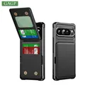 Custodia per supporto per borsa con slot per schede in pelle da lavoro per Google Pixel 9 8 7 Pro XL 8 A 7A Cover magnetica per Pixel 8A 10Pro XL