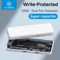 Custodia SSD Hagibis M.2 NVMe per scrittura Proteggi custodia SSD USB C 3.2 Gen2 a NVMe PCI-E M.2 con PD da 100 W per iPhone 16 15 Pro MacBook